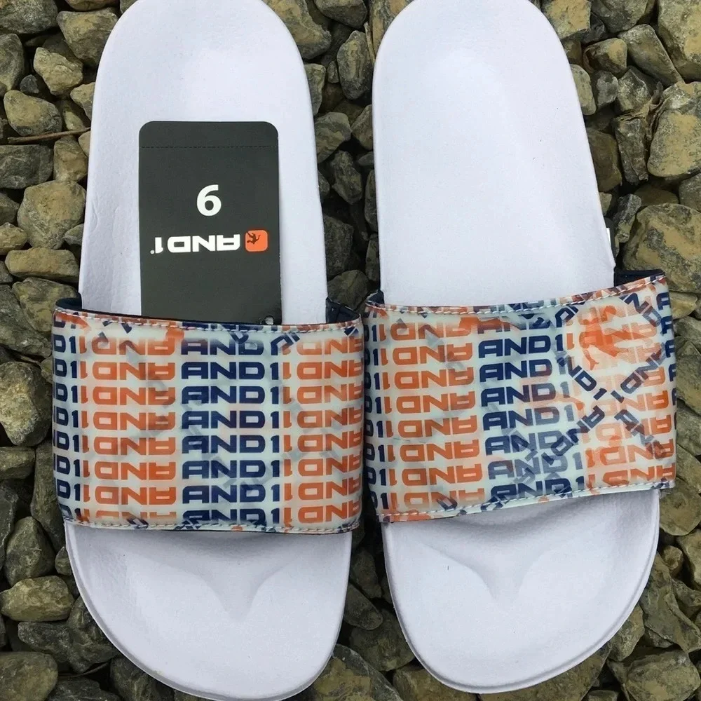 And 1 Men’s Holographic Multiclor Sport Slides Men’s Size 9 NWT